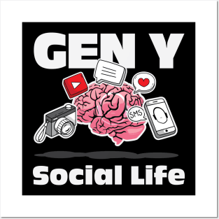 Gen Y Social Life Posters and Art